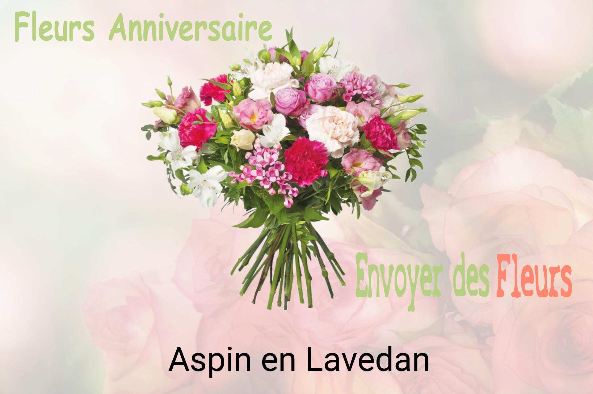 Bouquet de fleurs d’anniversaire livré à Aspin-en-Lavedan